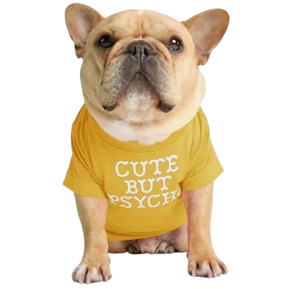 Dog t shirt Cute But Psycho NEW size XXL For frenchie pug corgi